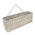thumbnail image 1 of Hanging Basket Storage Baskets Containers Organizer Box 12*4in Rectangular Home Organizers Willow Wall Flower, 1 of 12