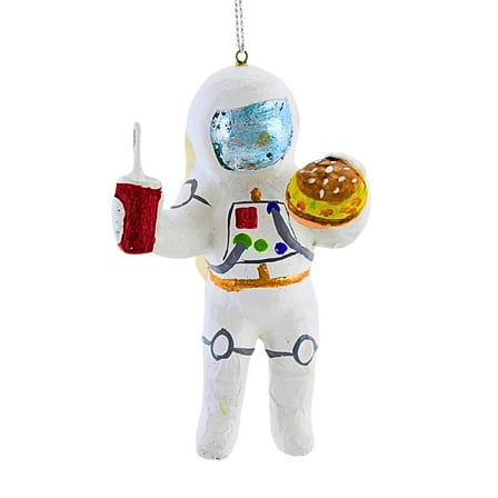 Cody Foster 4.00In Galactic Junk Food Ornament, Paper, Outer Space Hamburger Drink Po3600