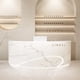 thumbnail image 4 of Beauty Salon Reception Desk Modern Cashier Table Counter Restaurant Checkout Cabinet Console Comptoir Caisse Office Furniture My Lux Decor Round, 4 of 5