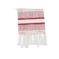 thumbnail image 3 of Benn Ruby Tassel Christmas Embroidered Cotton Waffle Weave Dishtowel, 3 of 4