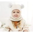 thumbnail image 3 of Baby Winter Hat Scarf Set, Unisex Infant Toddler Kids Hat Scarf, 3 of 4