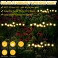 thumbnail image 2 of Solar Lights Outdoor,4 Pieces 10 LED Solar Fireflies Lights, 2 of 5