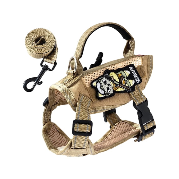 Escape Proof No Pull Pet Harness Vest with Leash for Secure Dog and Cat Outdoor Walking Training Activities