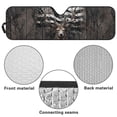 thumbnail image 6 of HUIACONG US Flag Deer Foldable Windshield Sun Shade Compatible with Jeep Wrangler Sun Shade fit for Jeep Wrangler JL JLU 2018-2025 / Jeep Gladiator 2020-2025 ,Keep Car Interior Cooler, 6 of 6
