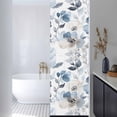 thumbnail image 3 of Blue Spring Floral Window Privacy Film, Watercolor Summer Flowers Abstract Static Cling UV Sun Blocking Heat Control Window Tint, Non-Adhesive One Way Windows Privacy Cover 17.7''x78.7'', 3 of 7