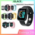 thumbnail image 2 of Reloj inteligente Y68/D20 con Bluetooth USB con Monitor cardiaco smartwatch, 2 of 4