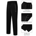 thumbnail image 6 of YIRUIYA Men's Long Sleeve Full Zip Athletic Tracksuits Set with Zip Pocket 2 Piece, 6 of 9