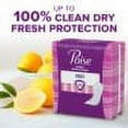 thumbnail image 3 of Poise Incontinence Pads for Women, 5 Drop, Maximum Absorbency, Long, 128Ct, 3 of 9