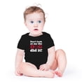 thumbnail image 2 of Don't Look at Me, The Dog Did It! - Blame The Pet - Animal Lover - Cute One-Piece Infant Baby Bodysuit, 2 of 4