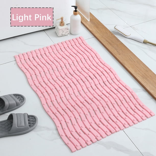 Alfombrilla de baño antideslizante | Respaldo de ventosa | Felpudo duradero resistente al agua para ducha, sala de estar, dormitorio, pasillo | Fácil de limpiar | Resistente a la decoloración | 1