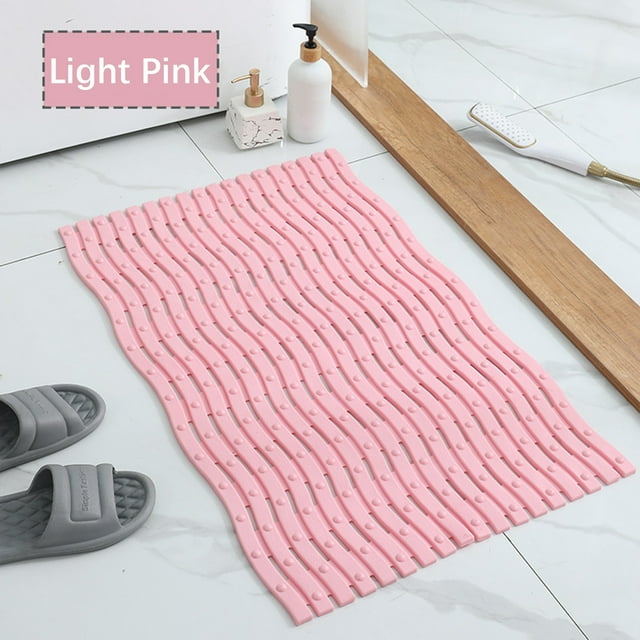 Xihbxyly Alfombrilla de Baño Antideslizante con Ventosa, Elegante y Funcional, Impermeable, Fácil de Limpiar, Ideal para Salón, Dormitorio, Baño y Pasillo, 45 X 75 Cm.