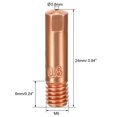 thumbnail image 2 of Uxcell 0.8mm para consejos de contacto de soldadura MIG de latón 15AK Paquete de 10, 2 of 5