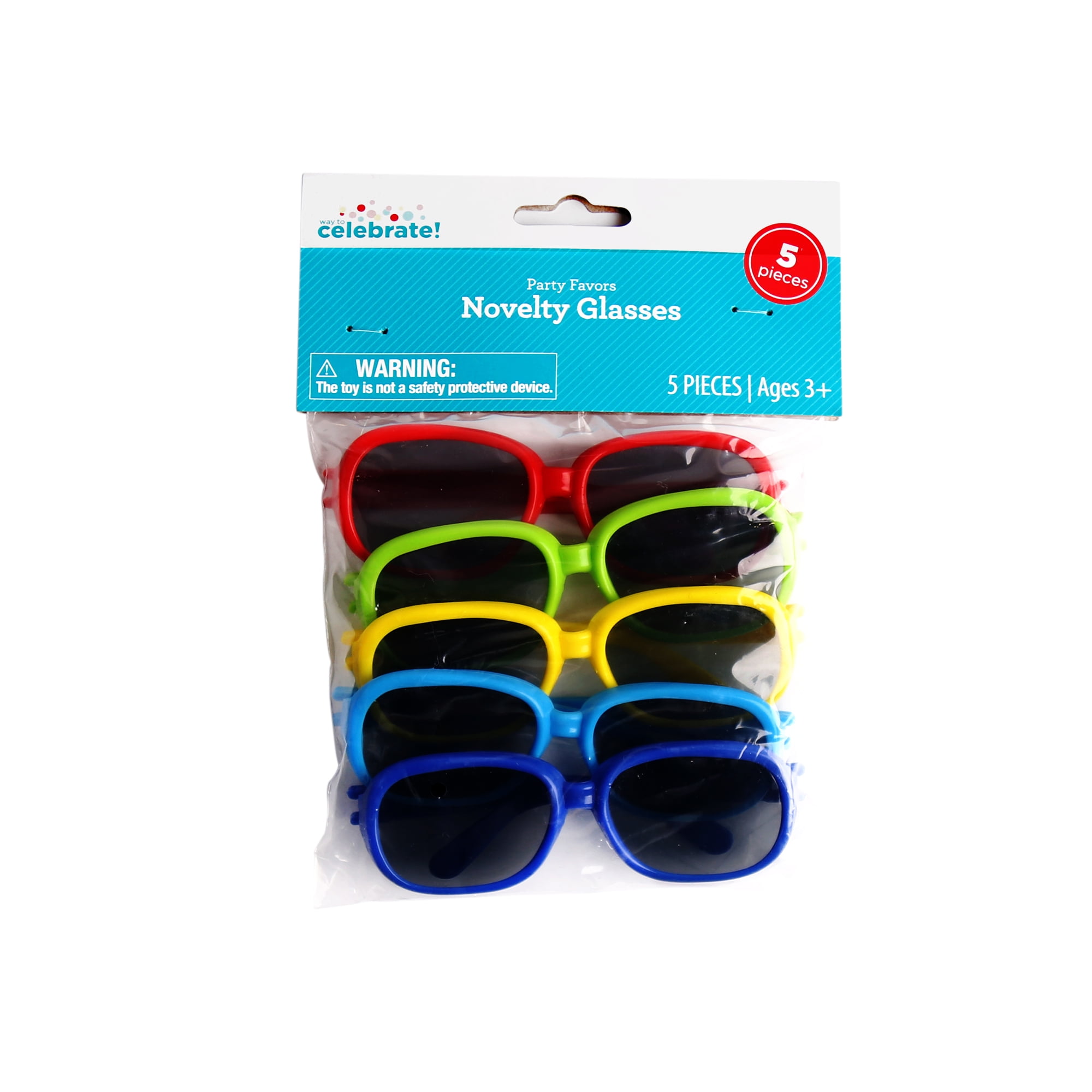 Gaoominy LED Occhiali Chiari Party Toy Glasses Blue 