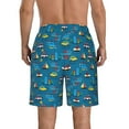 thumbnail image 3 of Naloa Transportations with Buildings Men's Beach Shorts, Surfing shorts, Swim trunks, Quick Dry Swim Trunks for Surfing Beach Fun - Large, 3 of 9