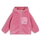 thumbnail image 1 of Gibobby Chamarra de invierno para bebé niñoChaqueta de forro polar para niños pequeños y niñas, cuello , otoño invierno, cremallera completa, abrigo difu(Rosa, 2-3 Años), 1 of 5