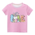 thumbnail image 3 of Chandails pour Enfants T-Shirt Graphique à Manches Courtes Col Rond Crop Top pour Filles et Garçons de 3 à 14 Ans T-Shirt Tee, 3 of 3