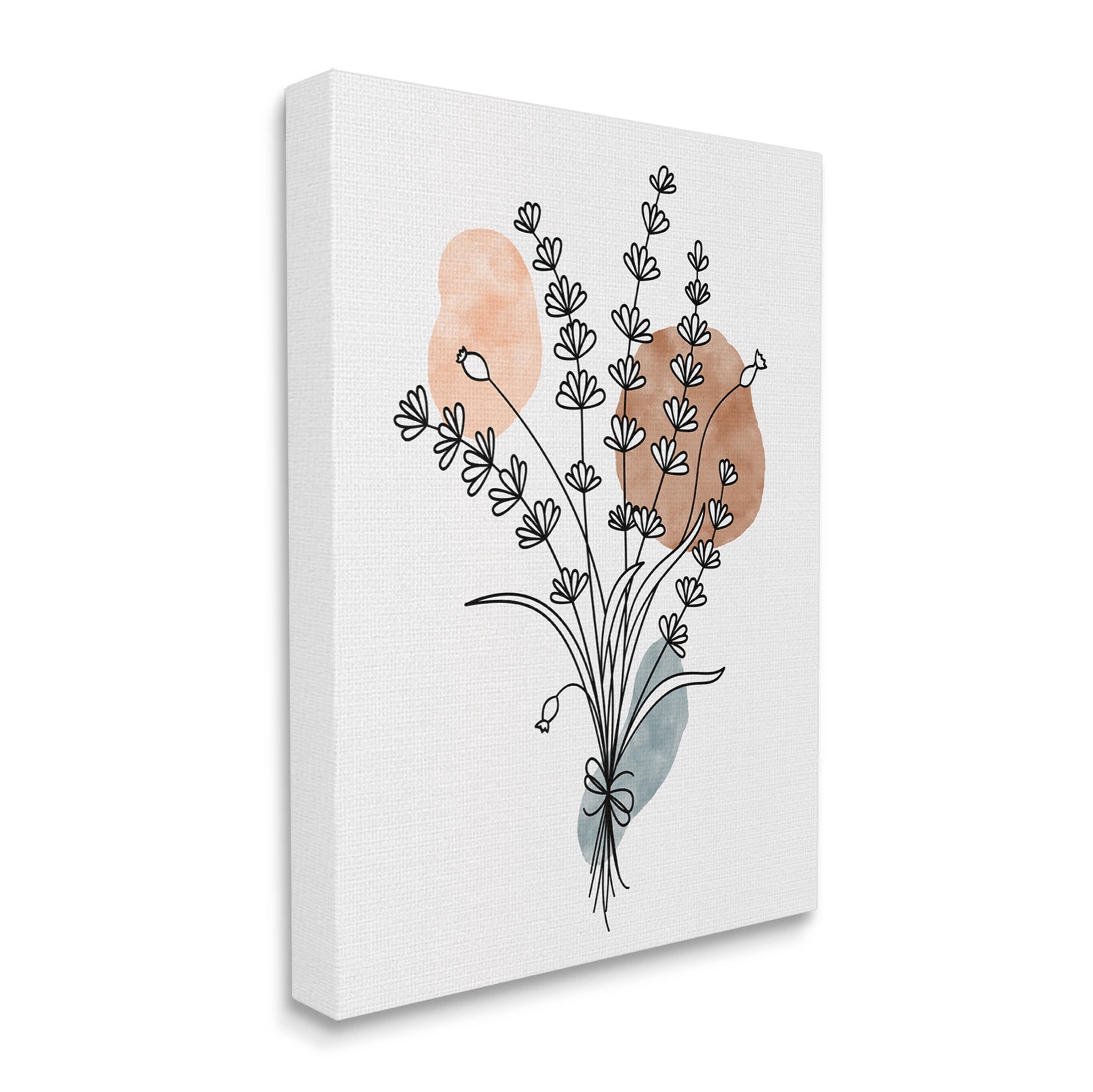 Stupell Industries Botanical Herb Sprig Bunches Graphic Art Gallery Wrapped Canvas Print Wall Art, Design by JJ Design House LLC