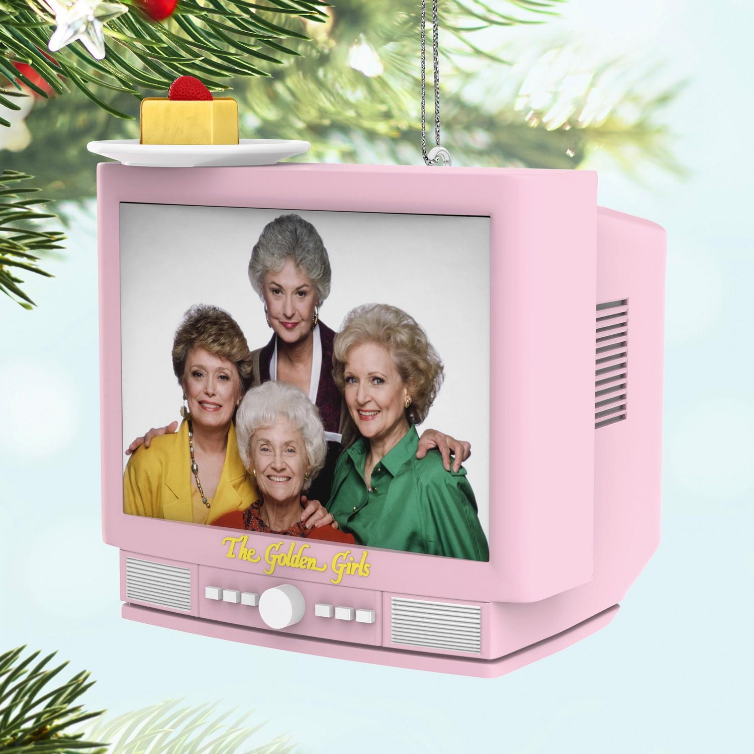Hallmark Keepsake Christmas Ornament (The Golden Girls Cheesecake Break With Light and Sound)