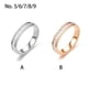 thumbnail image 5 of Anillo de cristal para mujer, joyería de mano de compromiso exquisita, círculo de Metal con diamantes de imitación, decoración de vestir Ropa, zapatos y accesorios Miscelánea Oro Talla 8 Guardurnaity AP014468-09, 5 of 6