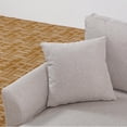 thumbnail image 6 of 113" U-Shape Pull Out Oversize Couch Bed with Double Storage Spaces, 6 Seaters Sectional Sleeper Couch for Livingroom Apartment, Beige, 6 of 9