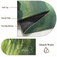 thumbnail image 6 of Non-Slip Rug Pad Rugs Pastoral Green Leaves Lake Boat Tree Rectangle Area Rugs 5x7Ft Soft Carpet Pads for Living Room Kids Room, Natural Scenery, 6 of 9