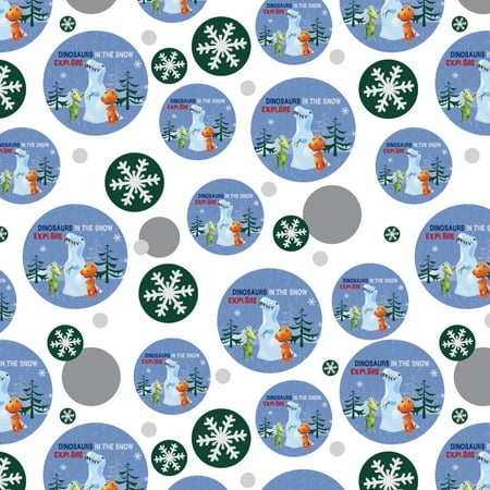 Dinosaur Train in the Snow Explore Buddy Tiny Premium Gift Wrap Wrapping Paper Roll