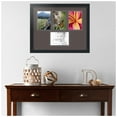 thumbnail image 2 of ArtToFrames Collage Photo Picture Frame with 4 - 5x7" Openings, Framed in Black with Chestnut and Black Mats (CDM-3926-149), 2 of 8