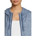thumbnail image 4 of Athletic Works Women's Super Soft Lightweight Zip Up Hoodie Jacket, 4 of 5