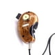 thumbnail image 5 of HG-M84W Micrófono de jamón de 4 pines Grano de madera Cancelación de ruido Reemplazo de micrófono de hombro para Cobra Radio Walkie Talkie Inevent TX1199-00, 5 of 7