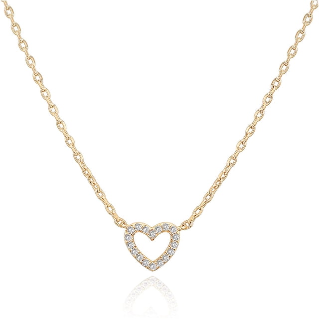 Amor collar de diamantes niñas corazón colgante diseño clavícula collar damas Ormromra CZMR-YX29-3