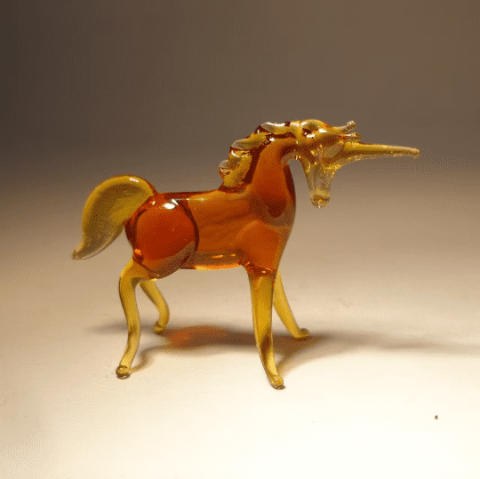 Glass Art Glass Sculptures & Figurines Crystal Unicorn Figurine Unicorn paperweight Collection