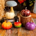 thumbnail image 6 of Dongrere 10Pcs Plastic Pumpkins for Halloween Decor Fake Pumpkins for Fall Decor Decorative Table Ornament for Pumpkin Decor Thanksgiving Decorations, 6 of 9