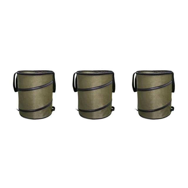 Inteprter Collapsible Yard Gardening Waste Bag Pop-up Bin eaf Trash Can Type1