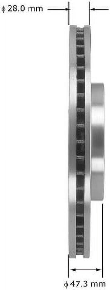 Bendix Premium Drum And Rotor Disc Brake Rotor P/N:Prt6054 Fits select: 2009-2014 ACURA TL