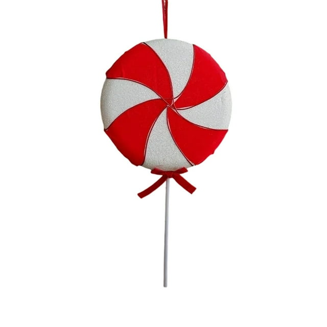 Árbol de Navidad decorativo de caramelo acrlico plano colgante