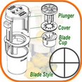 thumbnail image 1 of Sunkist  4 Wedge Blade Cup Sectionizer Junior, 1 of 1