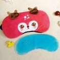 thumbnail image 4 of Coofit Eye Cover Elk Breathable Decorative Sleeping Blindfold Sleep Mask with Ice Pack, 4 of 10