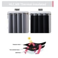 thumbnail image 4 of THD Lawrence 100% Blackout Thermal Grommet Window Curtain Panels for Bedroom and Living Room - Total Privacy and Energy Efficiency - Set of 2, 4 of 7
