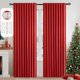 thumbnail image 1 of Cortinas MIULEE 2 Paneles 132x213 cm Termoaislantes Opacas Rojas, 1 of 9