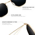 thumbnail image 3 of Gafas de Sol Polarizadas YWWPMDOF Cuadradas Hexagonales UV400 para Mujeres y Hombres, 3 of 6