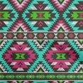 thumbnail image 1 of oneOone Cotton Cambric Turquoise Green Fabric African Aztech Fabric For Sewing Printed Craft Fabric By The Yard 42 Inch Wide, 1 of 4