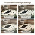 thumbnail image 7 of ODIKA 2'x3' Washable Accent Rug Pet Friendly, Bedside Mat Fishing Wildlife Print Border Cabin Forest Motif Motifs Lake for Bedroom, Nursery, RV, 7 of 7