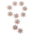 thumbnail image 3 of Abbracc 10 Pieces Shiny Rhinestone Flower Flatback Buttons Embellishments for DIY Sewing, 3 of 9