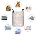 thumbnail image 6 of XMXT Collapsible Laundry Basket, Fans Rose Drawing Polyester Waterproof Laundry Hampers Dirty Clothes Hamper, 40L, 6 of 8