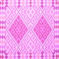 thumbnail image 1 of Ahgly Company Indoor Square Southwestern Pink Country Area Rugs, 7' Square, 1 of 4