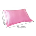 thumbnail image 2 of asddcavvf Solid Color Silk Pillowcase Silk No Zipper Envelope Pillow Pillow Cover Zipper Pillowcase Size, 2 of 6