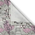 thumbnail image 6 of Ambesonne Tea Party Grommet Curtain, Romantic Roses Birds, 50" x 63", Pale Pink Dust, 6 of 6