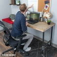 thumbnail image 6 of 1 In. Heavy Duty H Round Flange Pipe Desk Legs - 2 Pack, 6 of 10