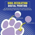 thumbnail image 3 of Magnet Me Up Light Purple Paw Print Car Magnetic Decal- 5" Vinyl, Pet Lover Gift, 3 of 7