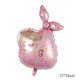 thumbnail image 2 of Globo de película de aluminio para biberón, globo para vestido de niño, globo decorativo para bebé de un mes, 2 of 6